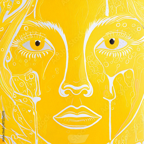 illustration of an face
