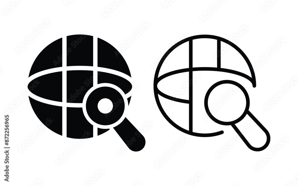 Market Research icon vector illustration