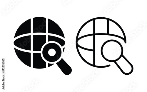 Market Research icon vector illustration