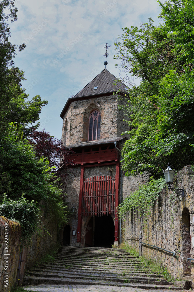 Obraz premium Schlosstor mit Falltor Braunfels