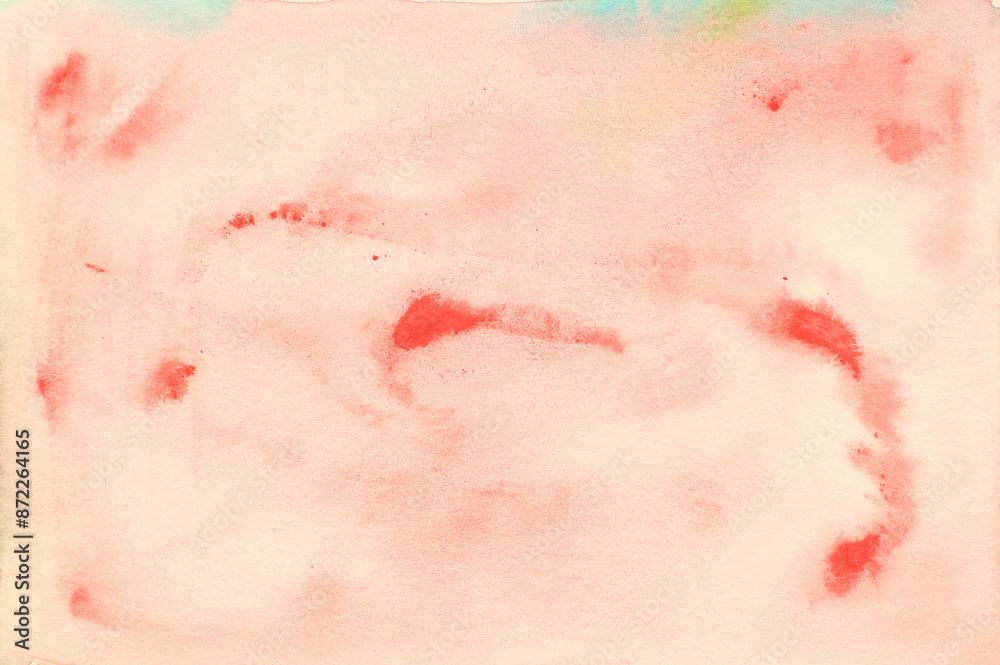 Fototapeta premium Abstract design colorful watercolor stains picture painting illustration background Colorful aquarelle wash drawing design wallpaper hand painted watercolor brush strokes painted background 