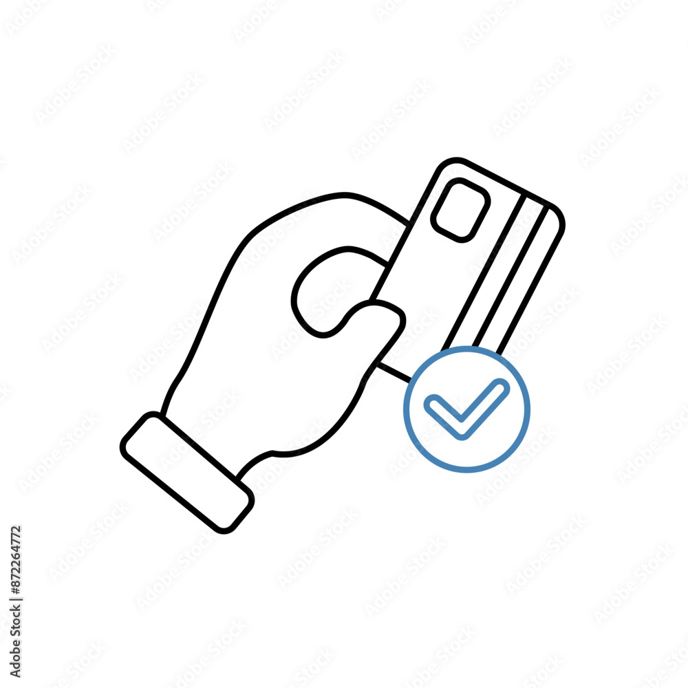 pay concept line icon. Simple element illustration. pay concept outline symbol design. pay concept line icon. Simple element illustration. pay concept outline symbol design.