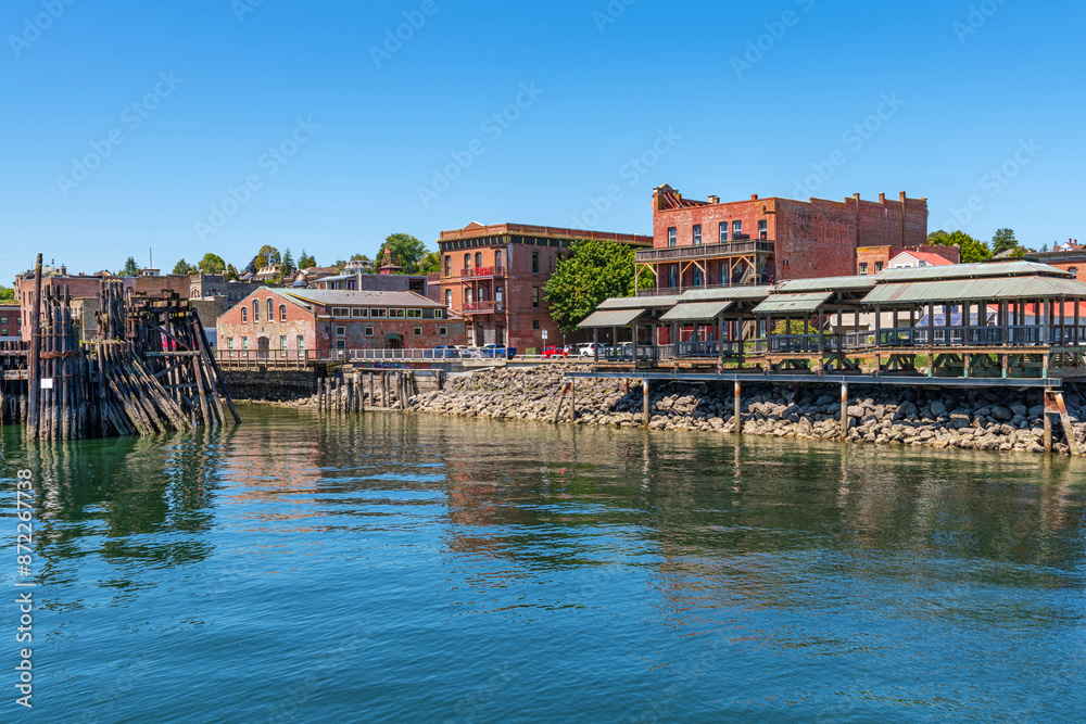 Obraz premium Port Townsend Washington state old town and marina.