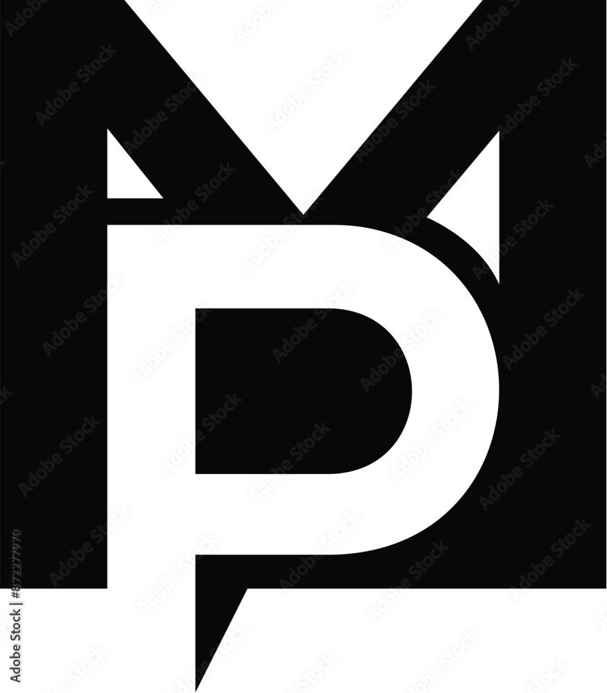 vector MP, PM logo