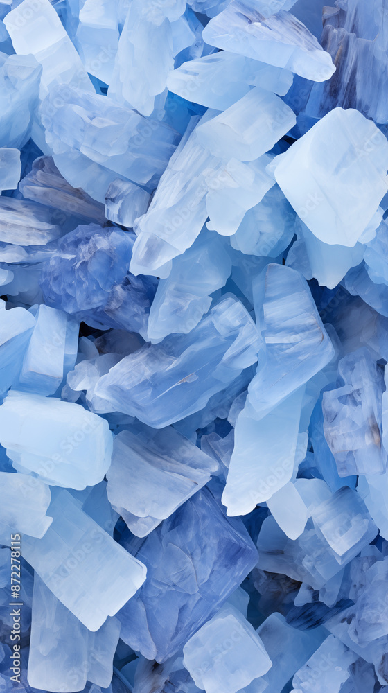 Obraz premium Benitoite Gemstone, Abstract Image, Texture, Pattern Background, Wallpaper, Background, Cell Phone Cover and Screen, Smartphone, Computer, Laptop, Format 9:16 and 16:9 - PNG