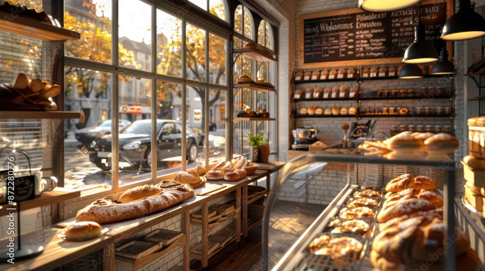 cozy bakery with energy-efficient windows that keep the warmth of freshly baked goods inside while providing a clear view of the bustling street cozy bakery with energy-efficient windows that keep the warmth of freshly baked goods inside while providing a clear view of the bustling street