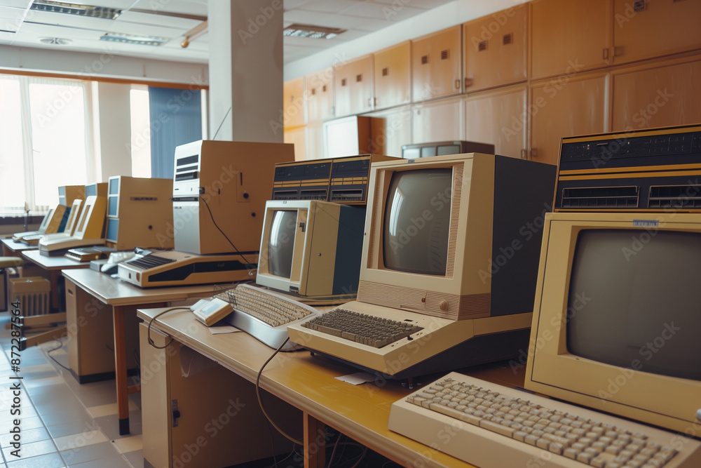 collection of old retro abandoned computers collection of old retro abandoned computers
