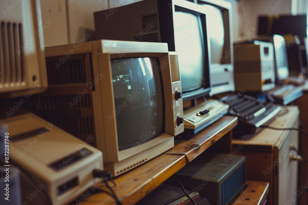 collection of old retro abandoned computers collection of old retro abandoned computers