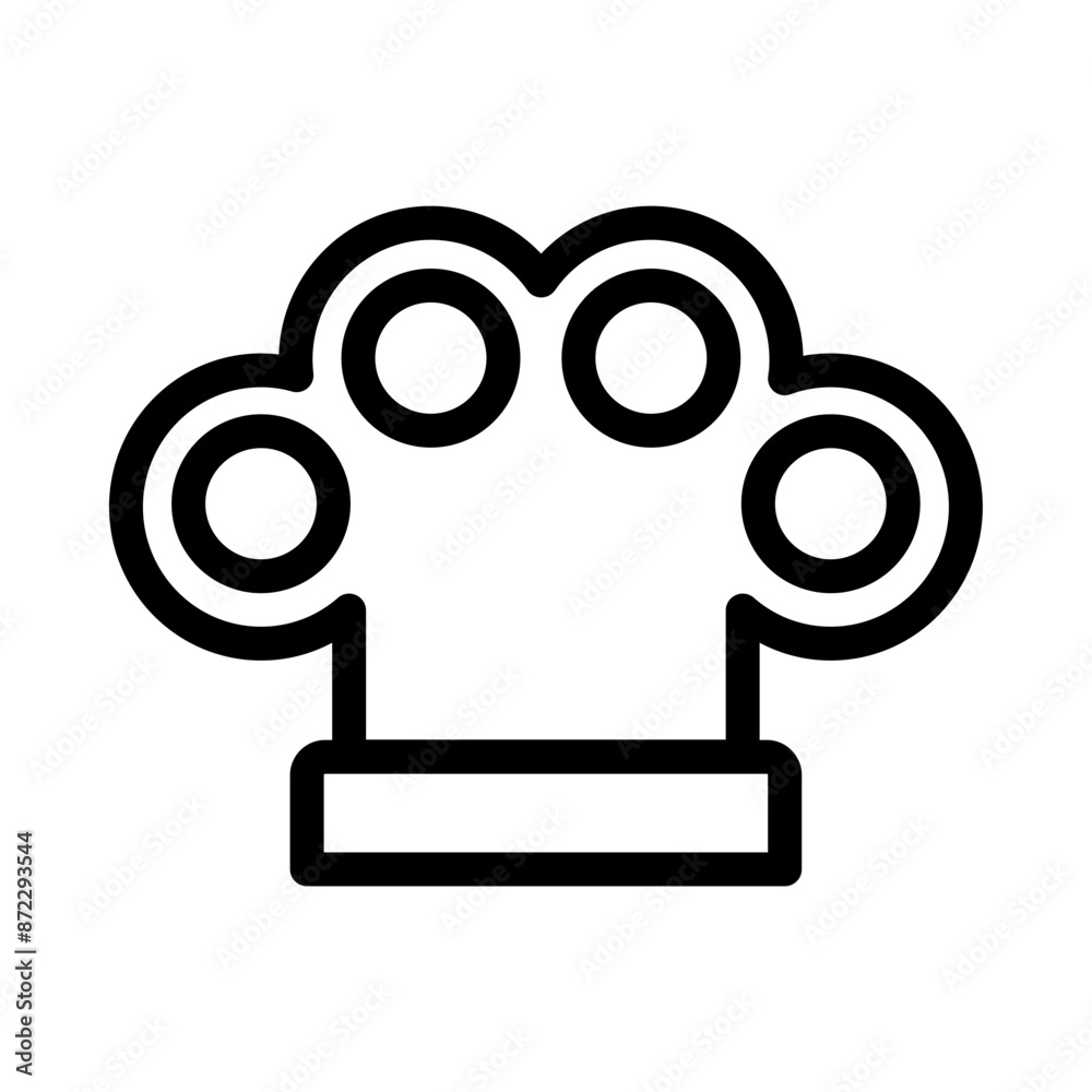 brass knuckles icon design in filled and outlined style brass knuckles icon design in filled and outlined style