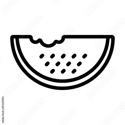 Organic food waste icon design in filled and outlined style