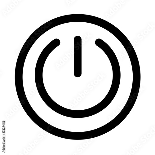 Power Activation Button icon design in filled and outlined style