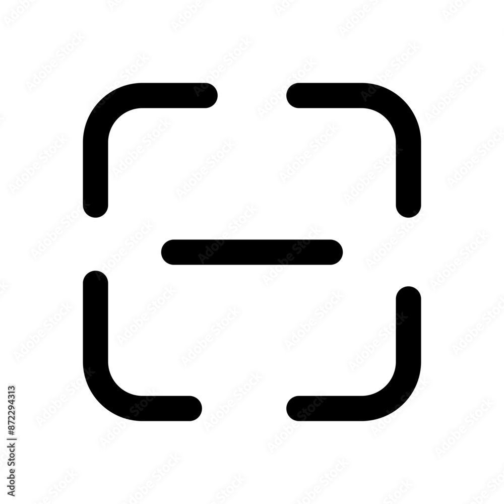 scan button icon design in filled and outlined style scan button icon design in filled and outlined style