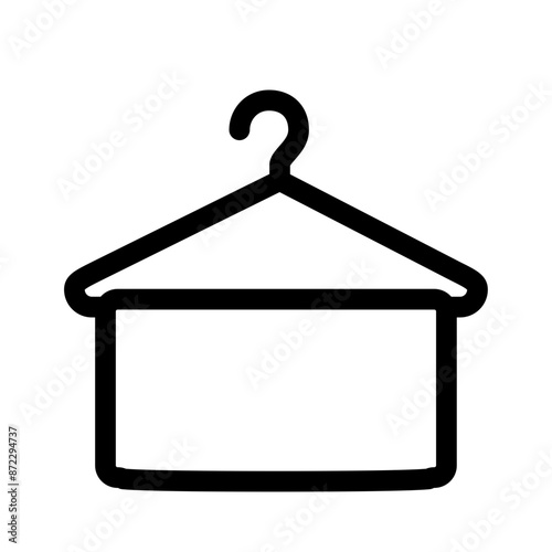 towel icon design in filled and outlined style