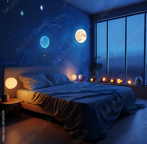 interior of a hotel room