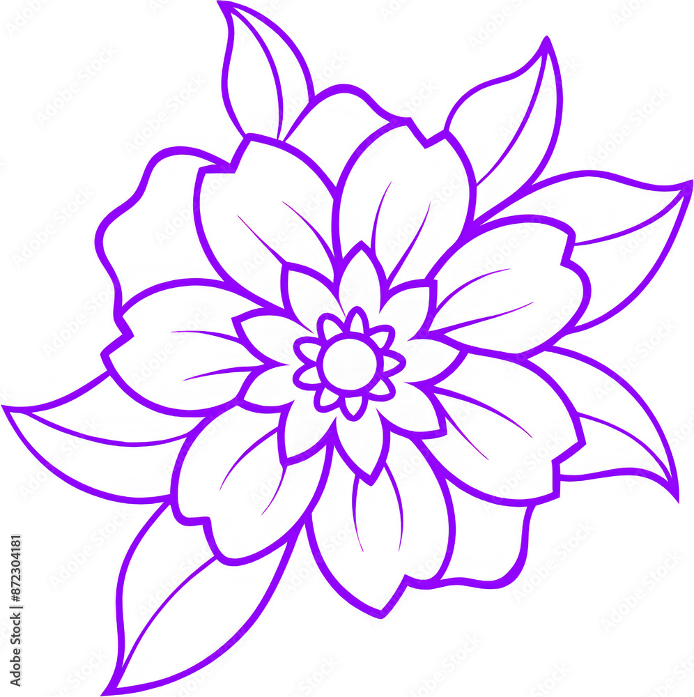 illustration of a flower illustration of a flower