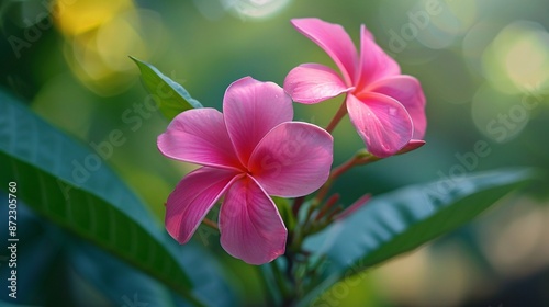 A beautiful flower on background, a colorful decoration. Bright and blooming, it's an amazing natural sight.
