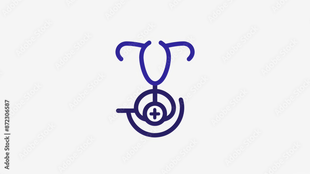 Minimalist medical icon for branding and web use. Minimalist medical icon for branding and web use.