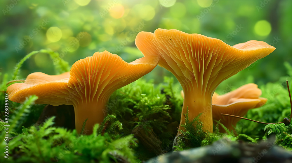 Chanterelle mushrooms Chanterelle mushrooms