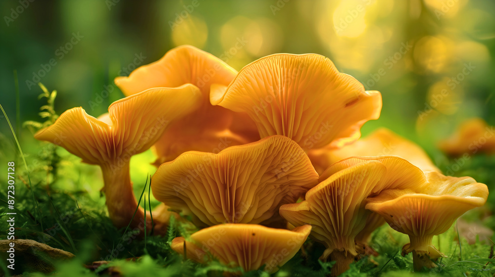 Chanterelle mushrooms Chanterelle mushrooms