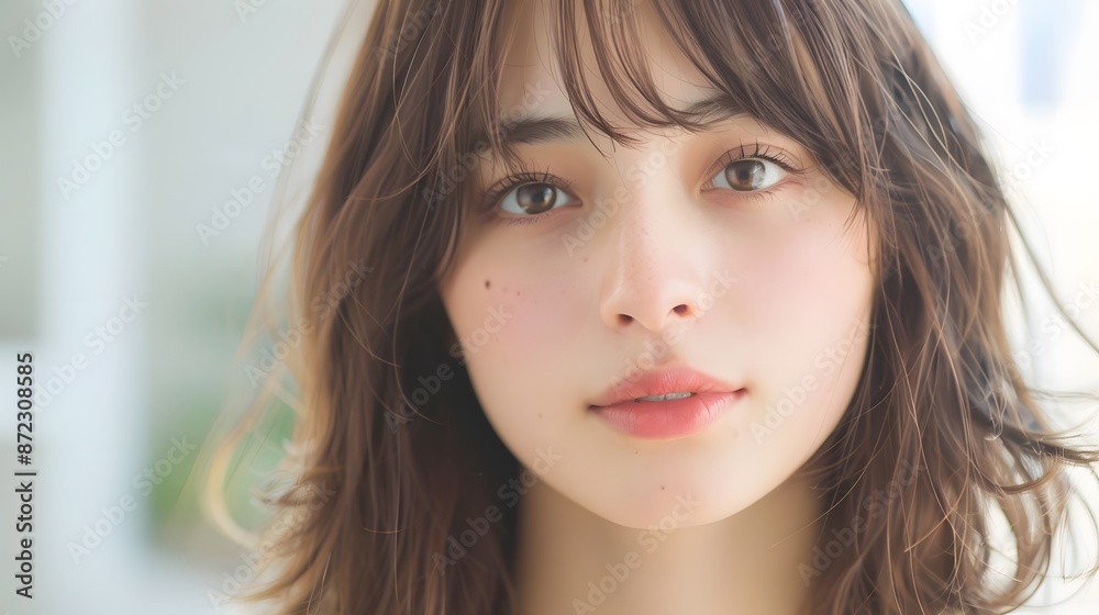 清楚できれいな女性のお顔 清楚できれいな女性のお顔