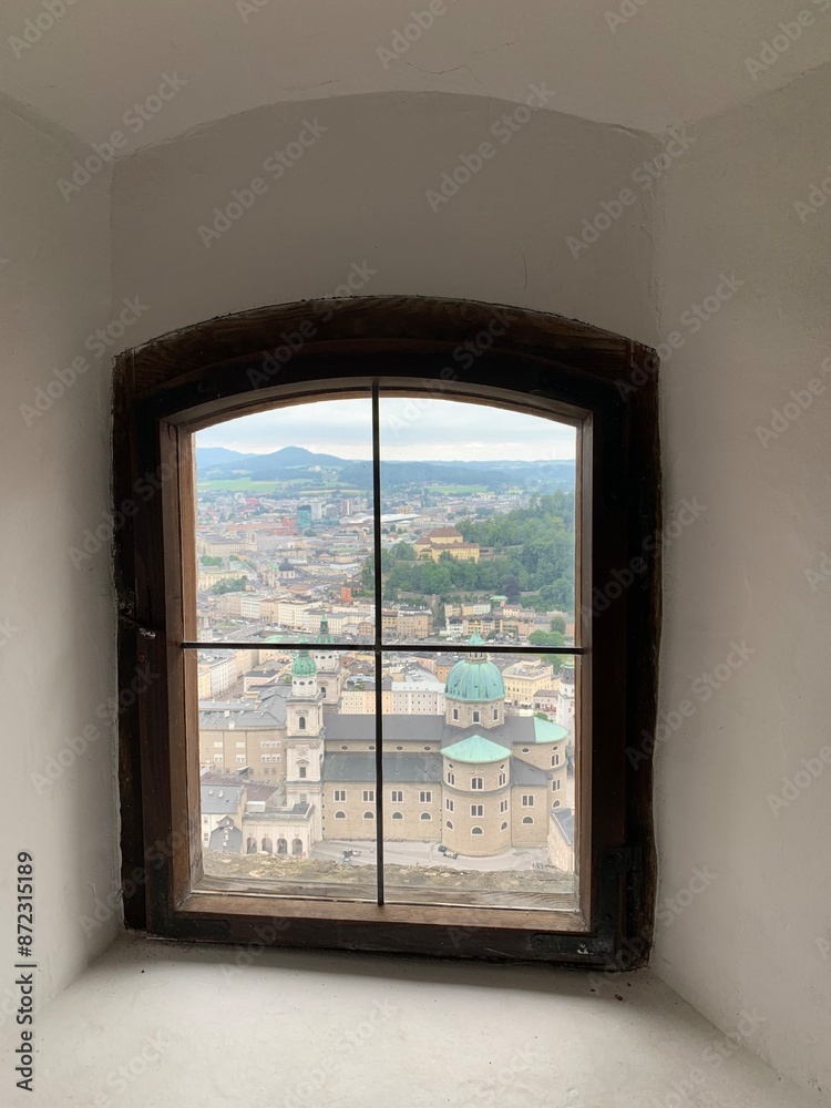 window overlooking the old town window overlooking the old town