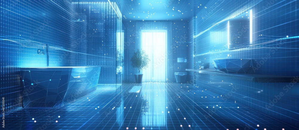 Modern Smart Bathroom with Futuristic Design Modern Smart Bathroom with Futuristic Design