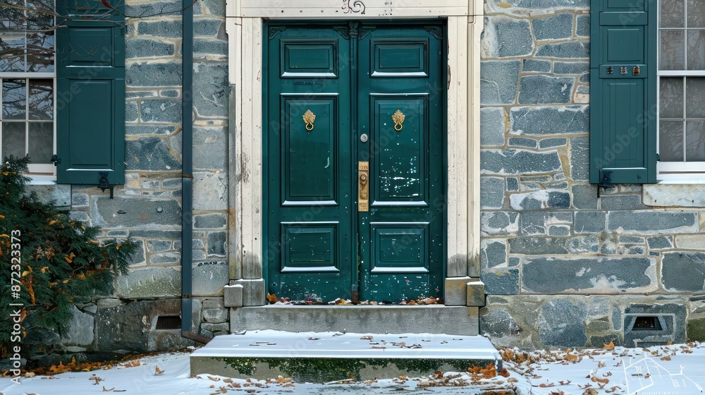 Naklejka premium MODERN AND LUXURY DOOR DESIGN