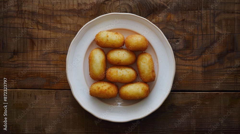 ham croquettes in a variety of flavors ham croquettes in a variety of flavors