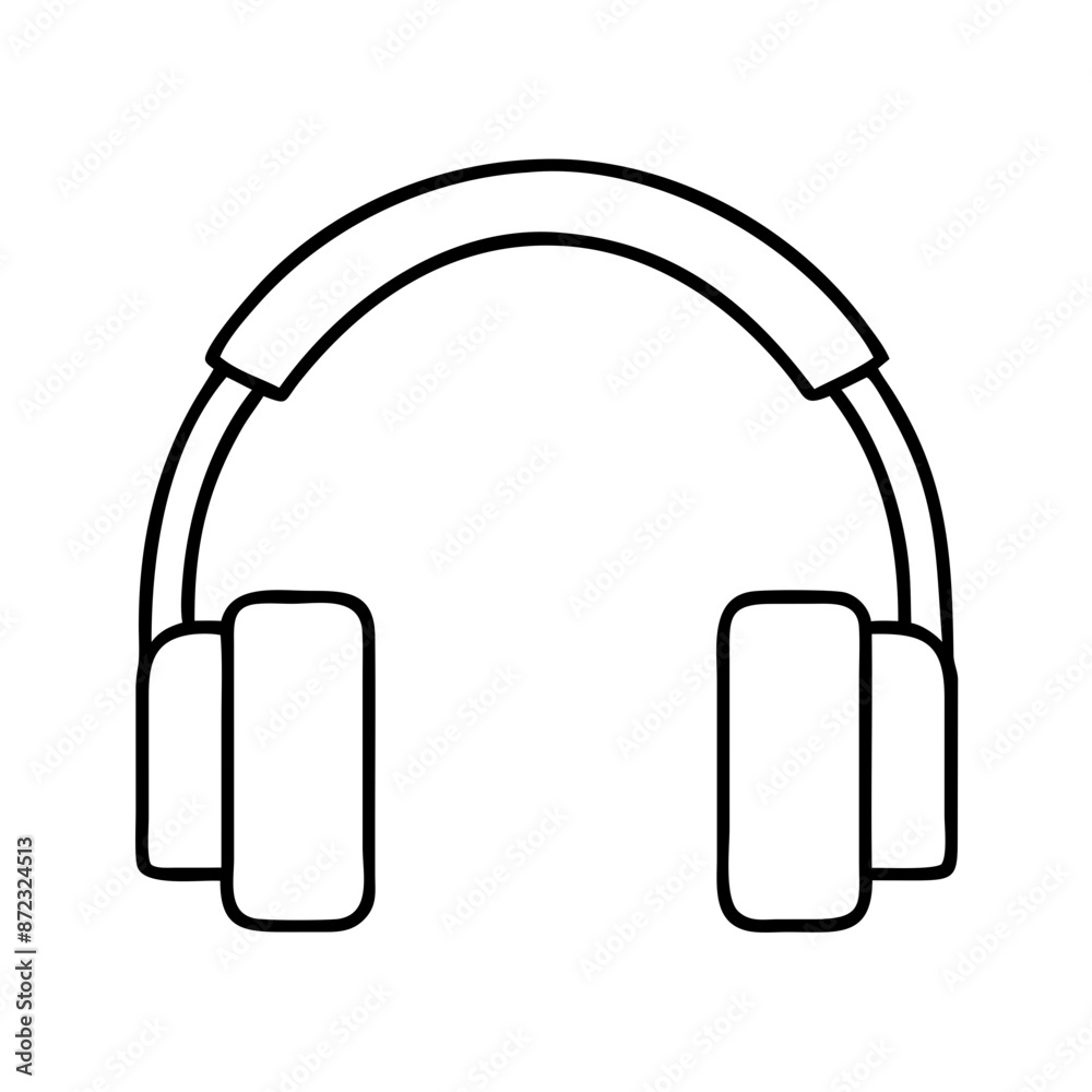 headphone icon, audio icon, headset icon, music icon, sound icon, earphone icon, stereo icon, volume icon, listening icon, personal audio icon, wireless headphones, over-ear headphones, earbuds icon