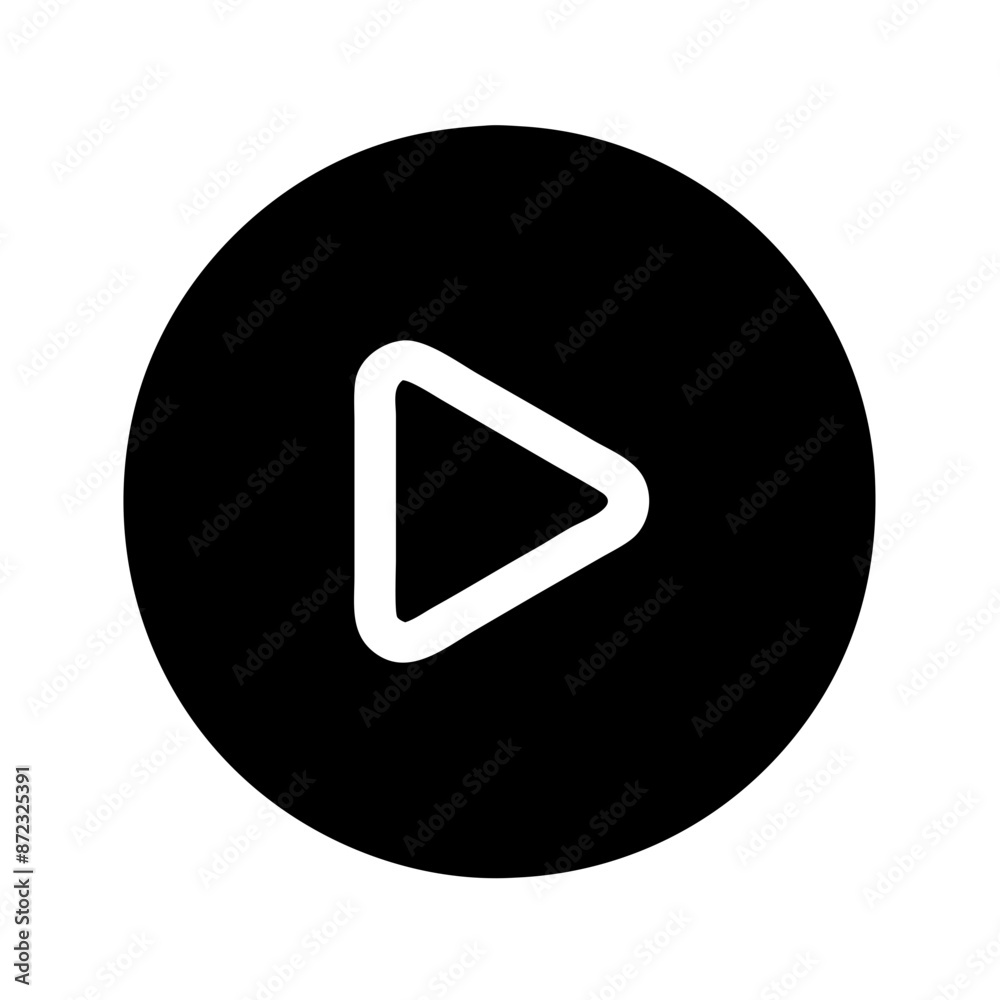 Play button icon multimedia technology modern push button video control mobile app digital display interactive user interface audio equipment streaming screen media player click video streaming Play button icon multimedia technology modern push button video control mobile app digital display interactive user interface audio equipment streaming screen media player click video streaming