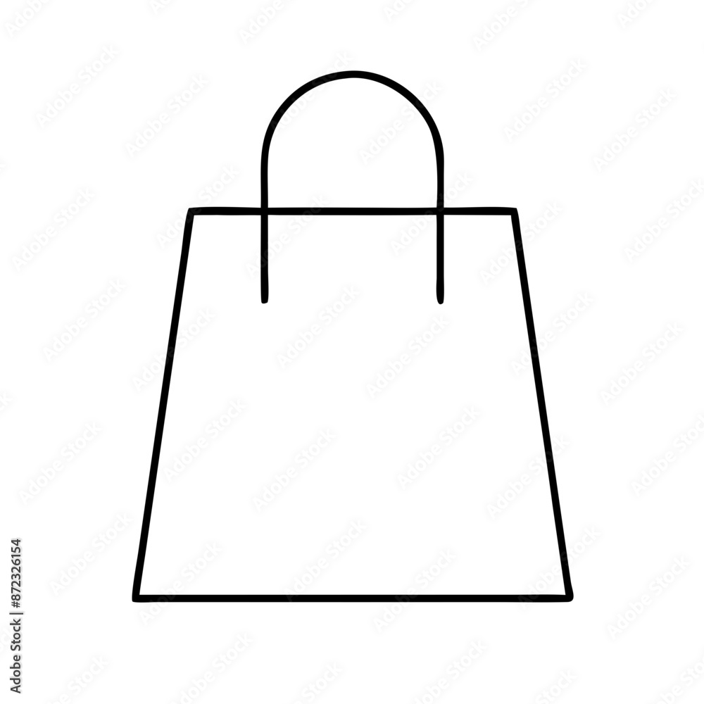 Shopping Bag Icon: Retail Shop Store Sale Gift Market Fashion Design Shopping Bag Icon: Retail Shop Store Sale Gift Market Fashion Design