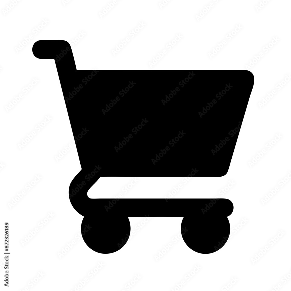 Simple Black Shopping Cart Icon - Buy, Sale, Store, Business, Retail, Commerce, Web, Online Purchase, Supermarket, Market, E-Business. Simple Black Shopping Cart Icon - Buy, Sale, Store, Business, Retail, Commerce, Web, Online Purchase, Supermarket, Market, E-Business.