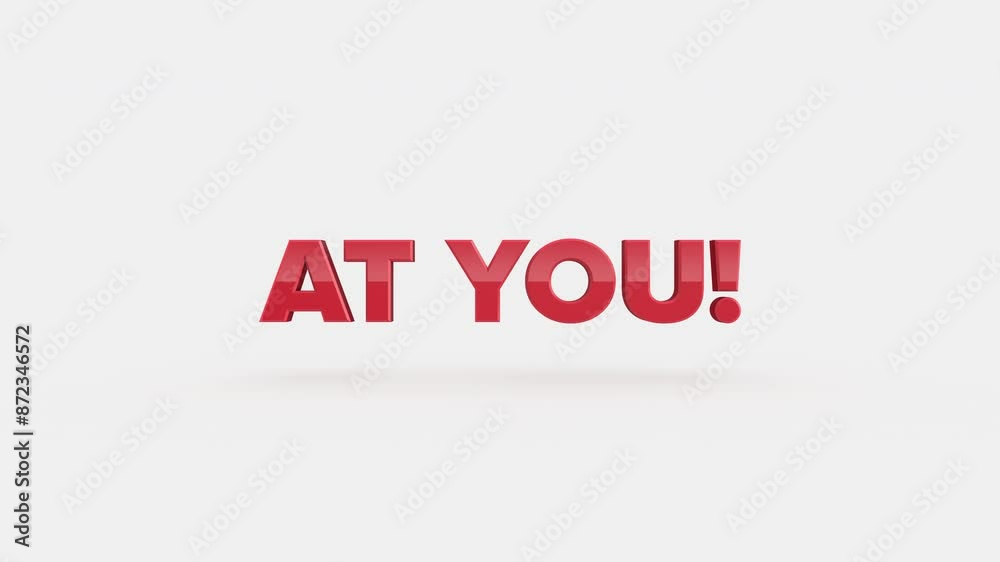 Saturday Coming At You! 3D Animated text flying towards camera over white background 4K Saturday Coming At You! 3D Animated text flying towards camera over white background 4K
