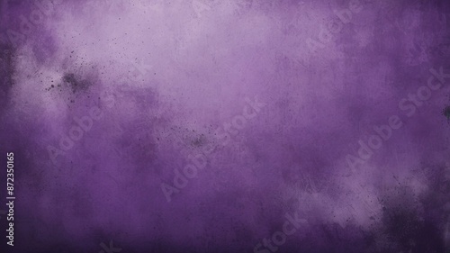 Bright purple abstract textured erroded wall background. Grunge concrete texture wallpaper design. Blank dusty paper pattern dark backdrop.