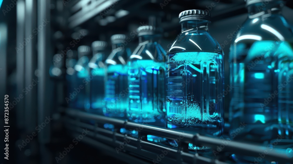An advanced beverage company uses mystical robots to brew and infuse drinks with enchanted ingredients