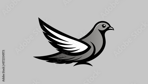 Elevate Your Brand with a Pigeon Logo Icon Vector Illustration