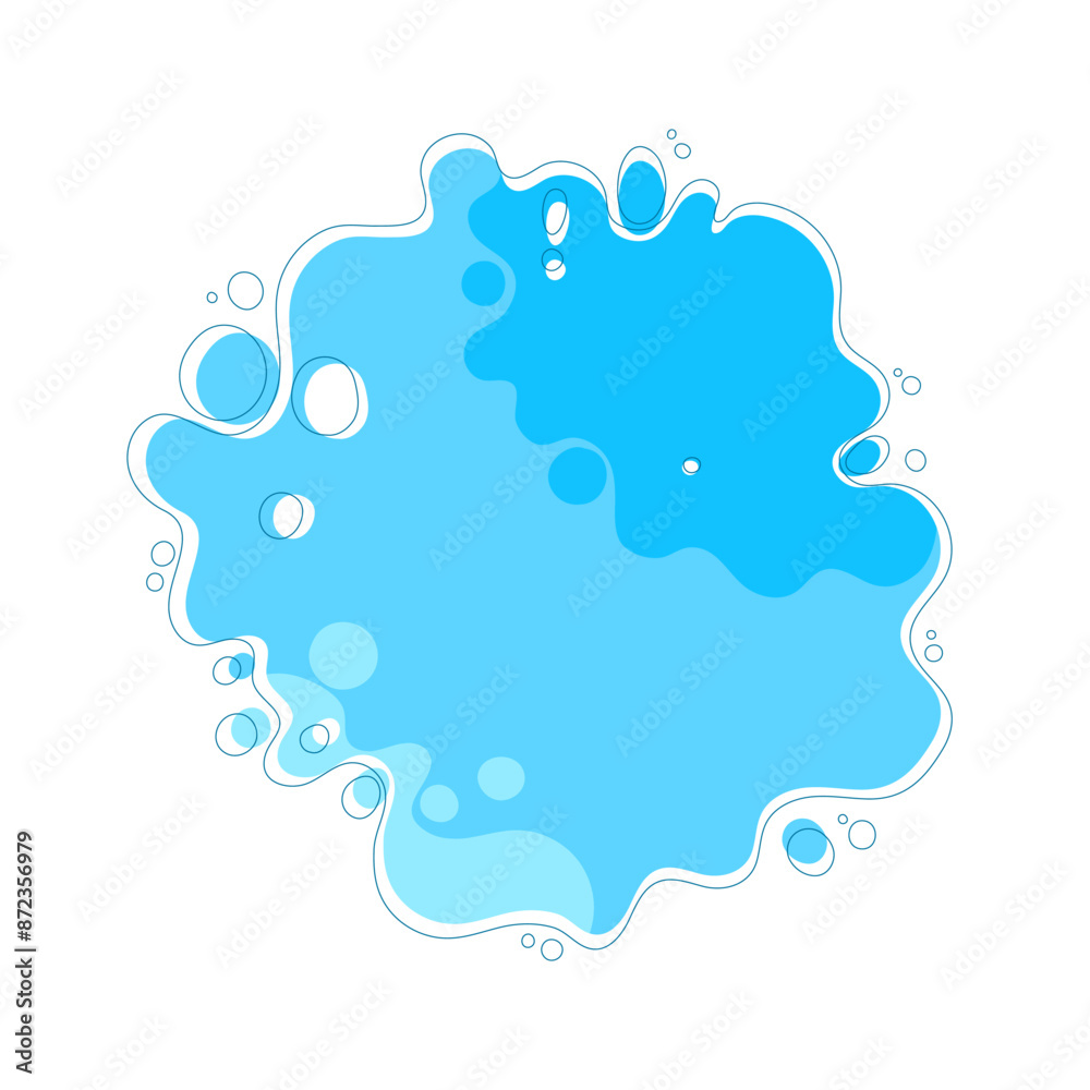 Vector abstract complex shape, fluid blotch spot image as template for background. Dynamical colored rounded backdrop. Vector abstract complex shape, fluid blotch spot image as template for background. Dynamical colored rounded backdrop.