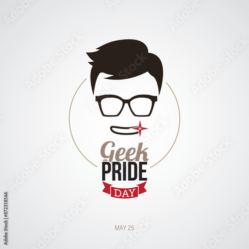 geek pride day vector illustration. geek pride day themes design concept with flat style vector illustration. Suitable for greeting card, poster and banner.