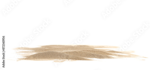 Wallpaper Mural Desert sand pile, dune isolated on white, with clipping path, side view	 Torontodigital.ca
