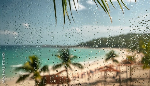 rain on the window