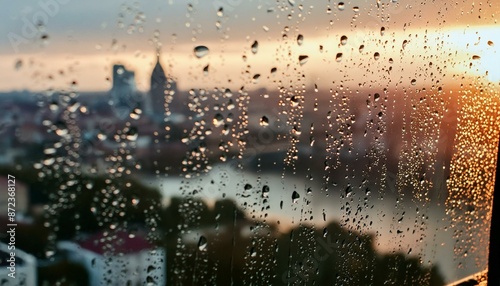rain on window