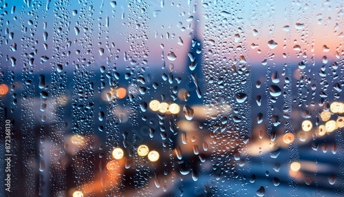 rain drops on window