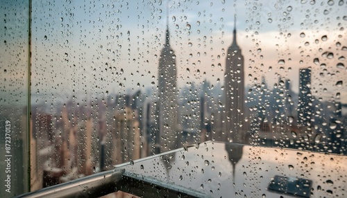 rain on window