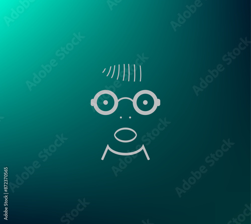 Vector illustration blue background