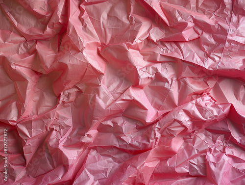 Delicate Textures: Pink Adhesive Mesh Screen with a Wrinkled Finish © Sekai