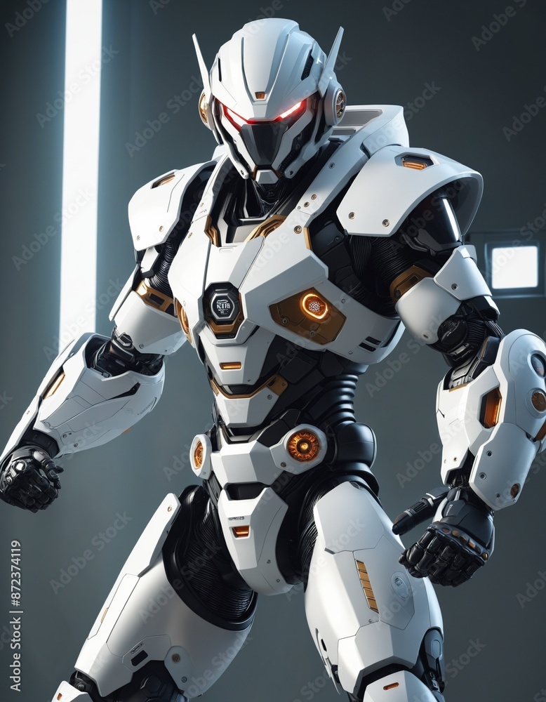 Sci-fi mech warrior Sci-fi mech warrior