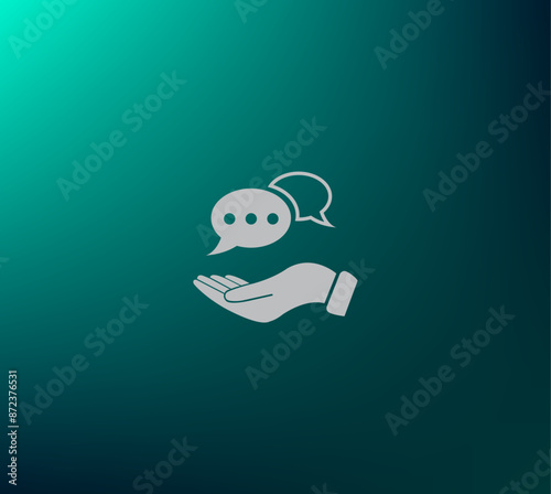 Vector illustration blue background