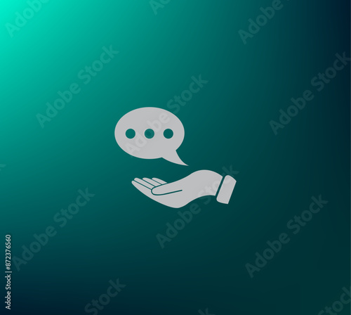 Vector illustration blue background