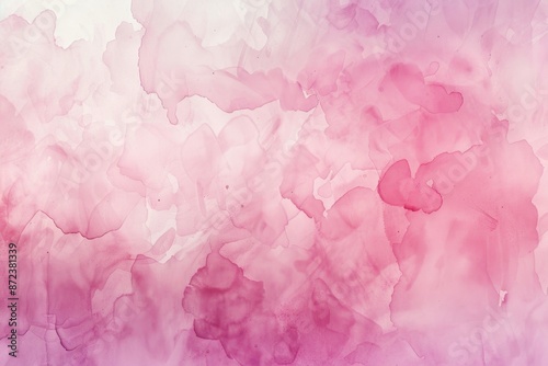 Soft pink watercolor background with flowing paint creates a romantic mood. Featuring pastel shades in an artistic pattern with vintage and grunge vibes. Perfect for creative projects like cards