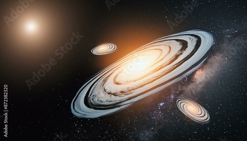 galaxies in space